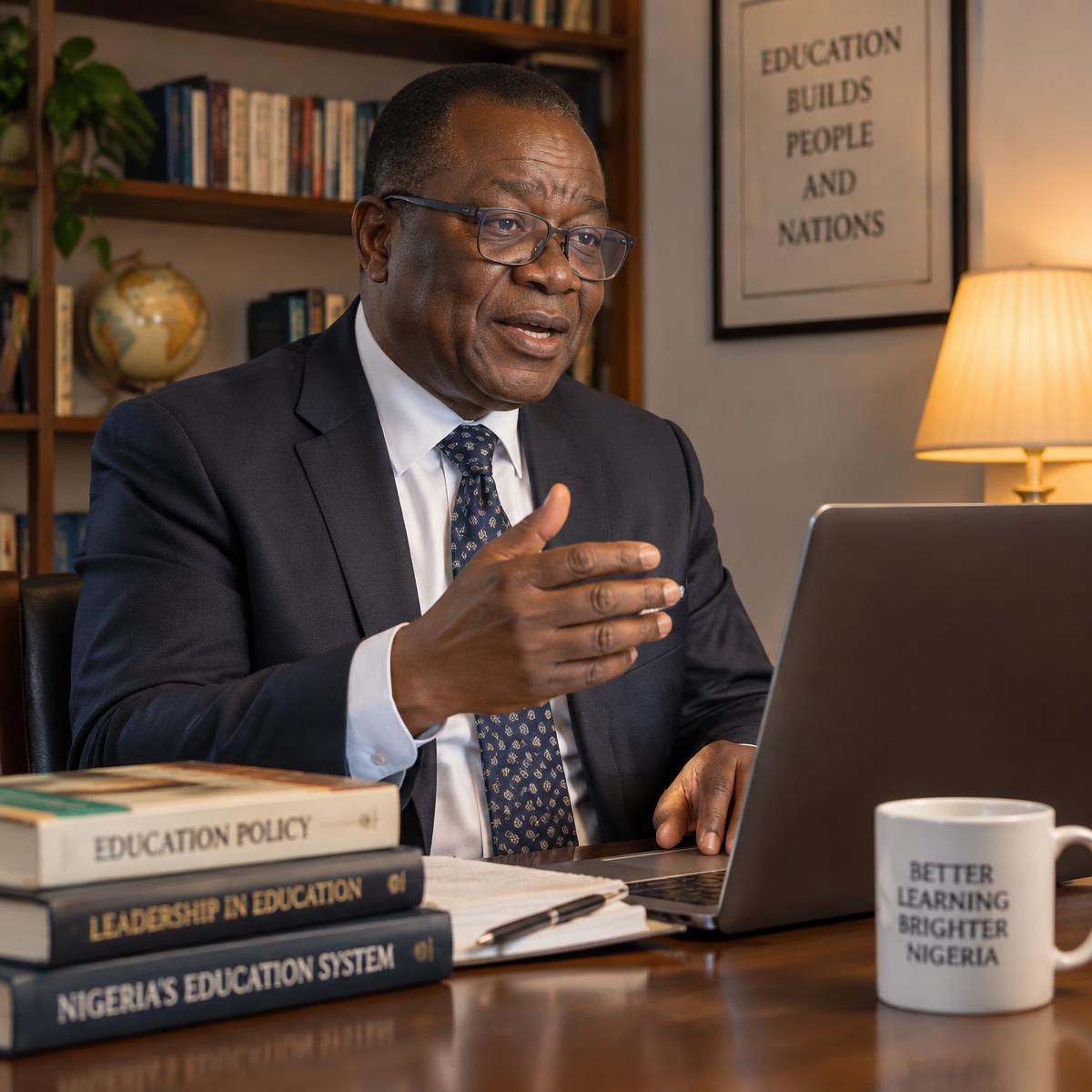 Experienced education practitioner at work